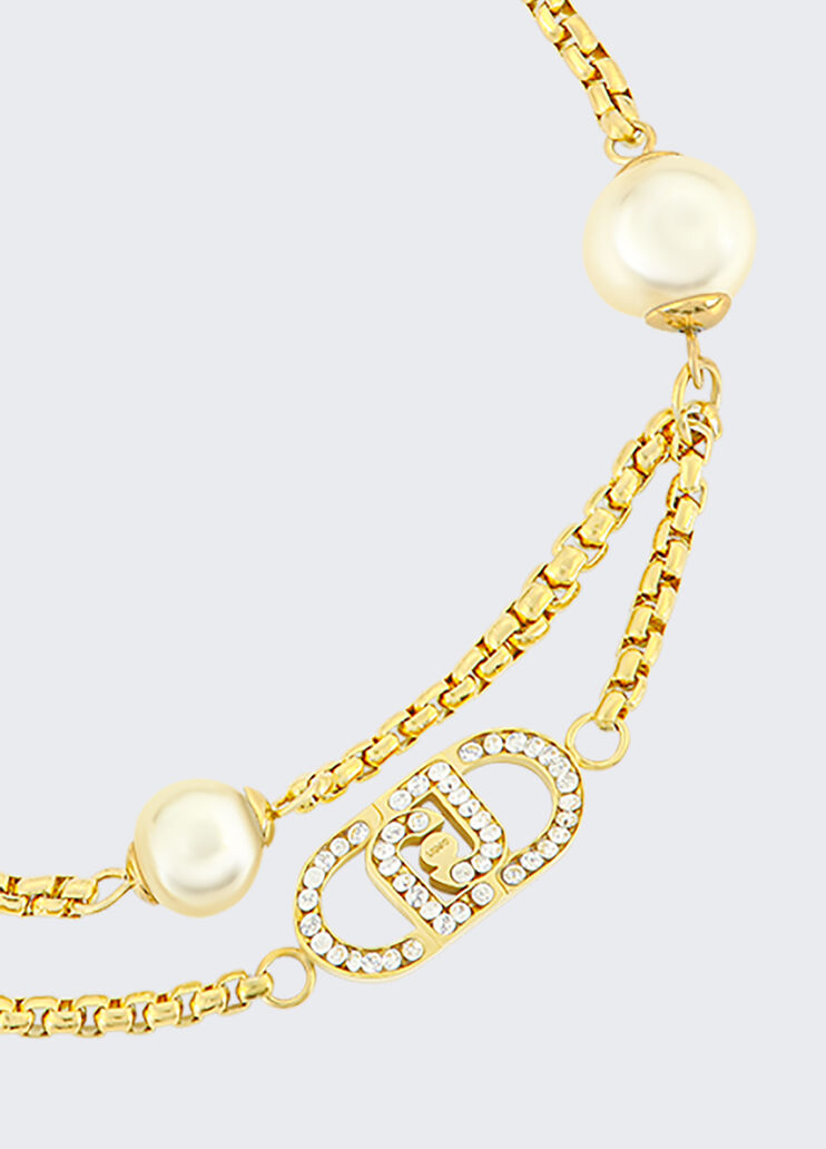 Bracciale con perle oro Liu Jo - large image number 2 Bracciale con perle oro Liu Jo - large image number 2