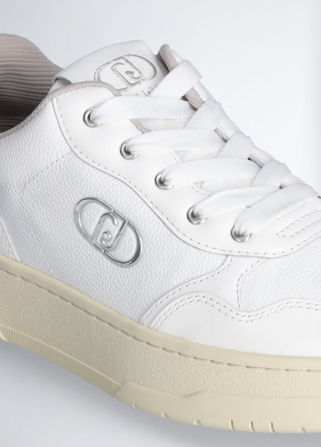 Sneakers en cuir blanc Liu Jo - large image number 5