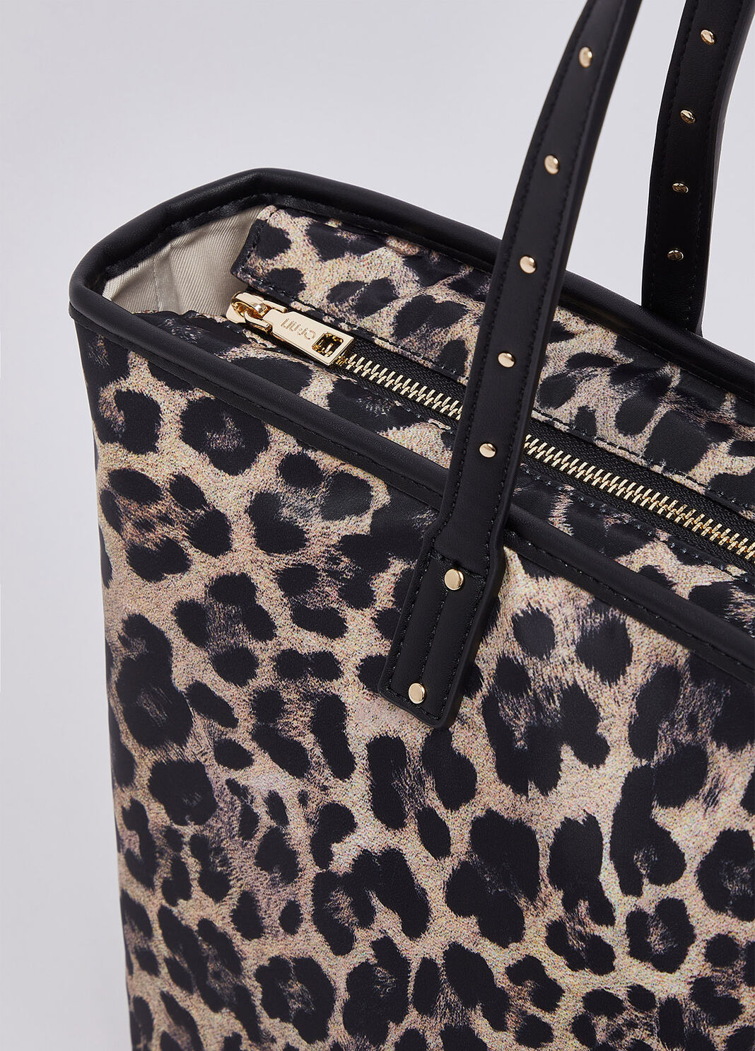 Bag tote medium animal-print black animal print Liu Jo - large image number 5