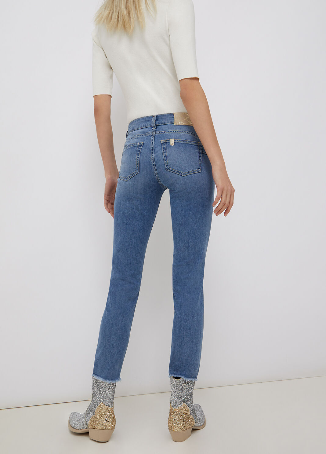 Low-waisted skinny jeans blue denim Liu Jo - large image number 1