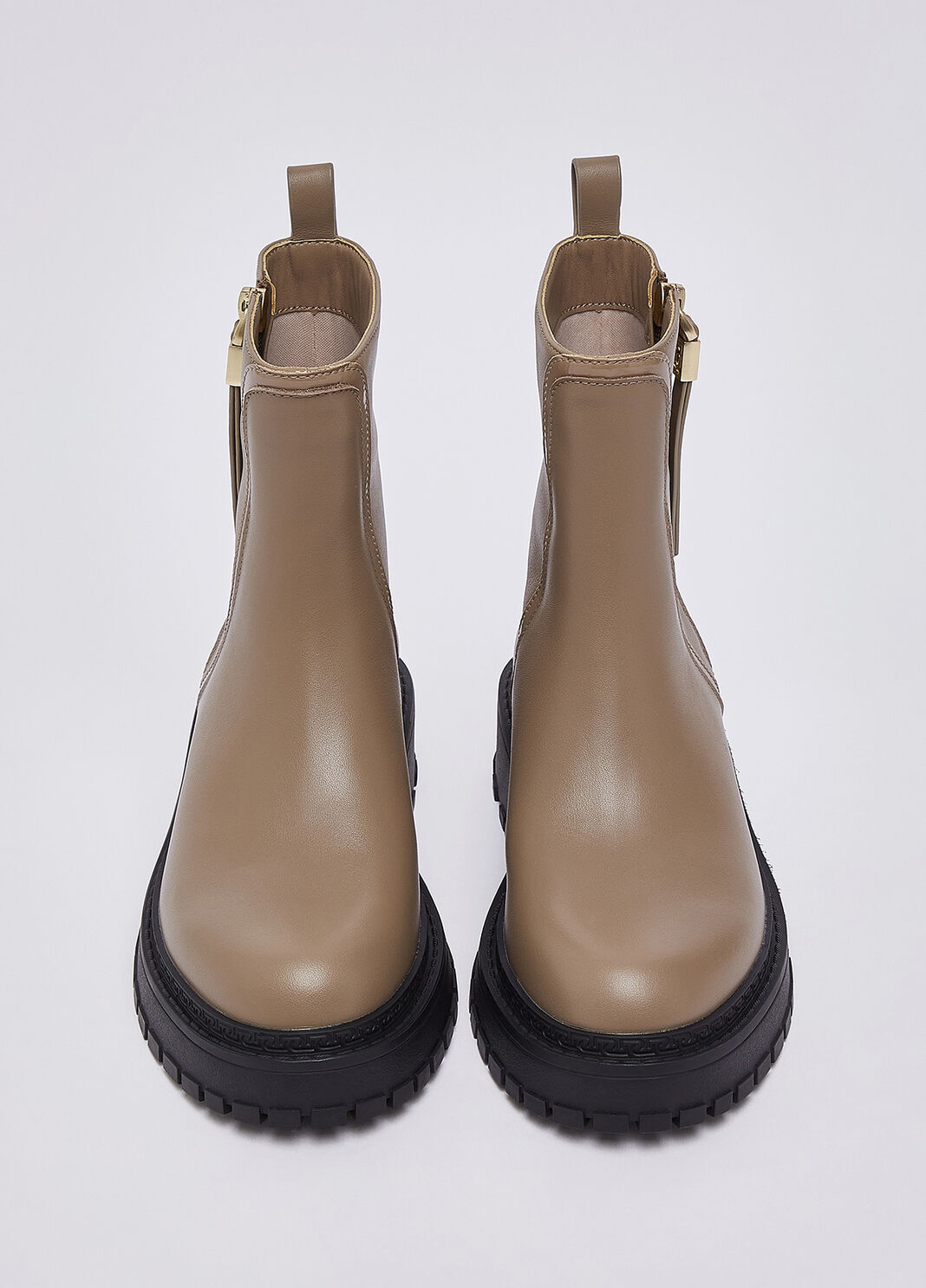 Ankle boots in leather havana Liu Jo - large image number 3