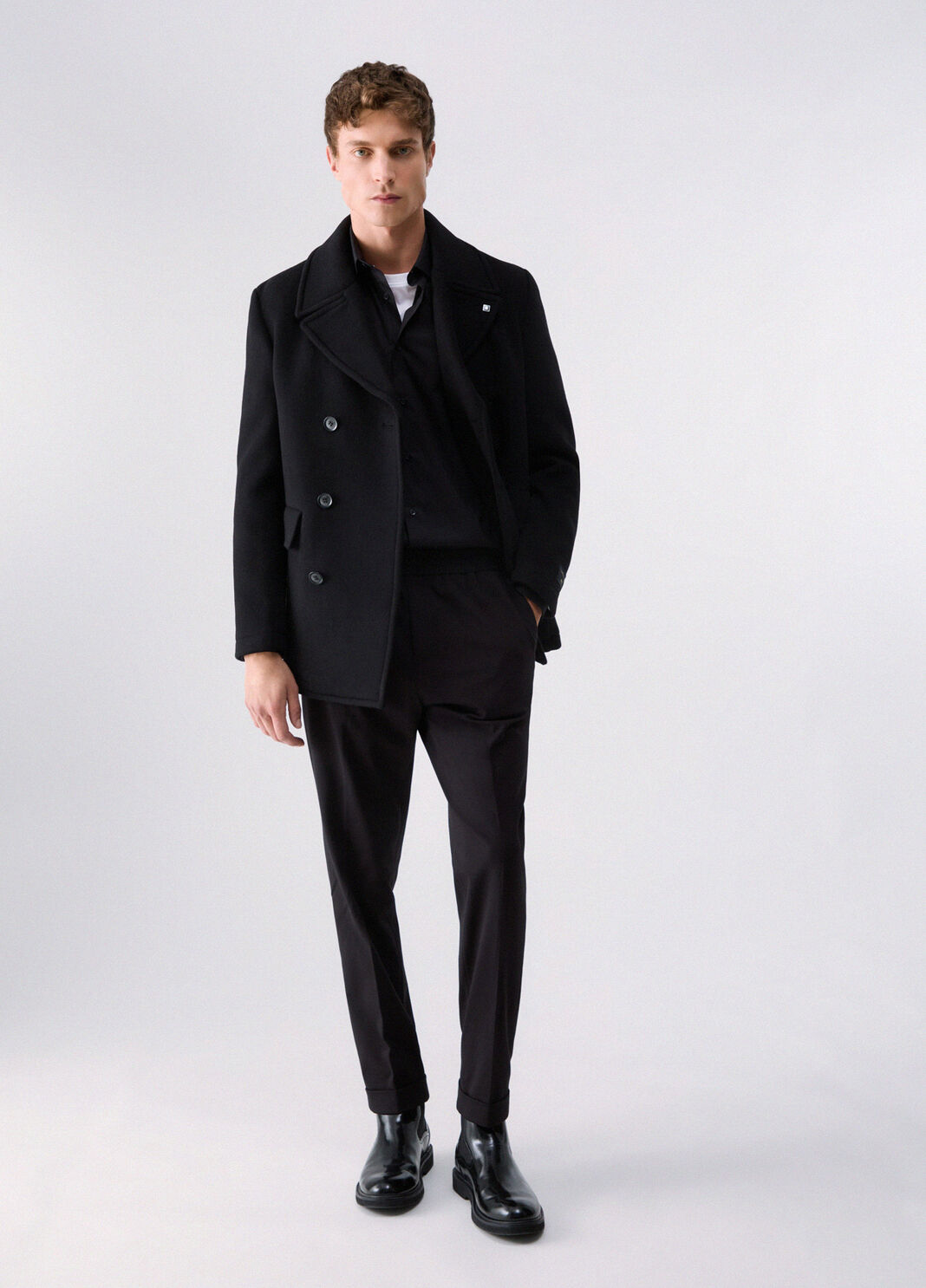 Pantalon jogger en jersey noir Liu Jo - large image number 5