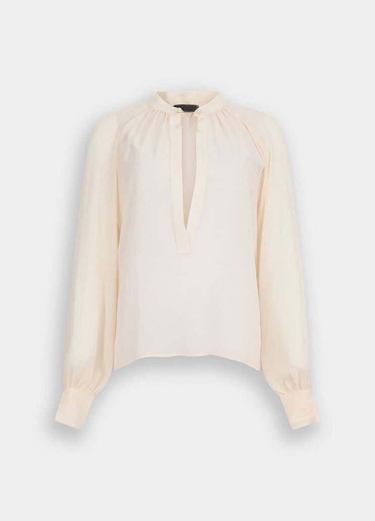 Блузка Liu Jo Better слоновая кость Liu Jo - large image number 6