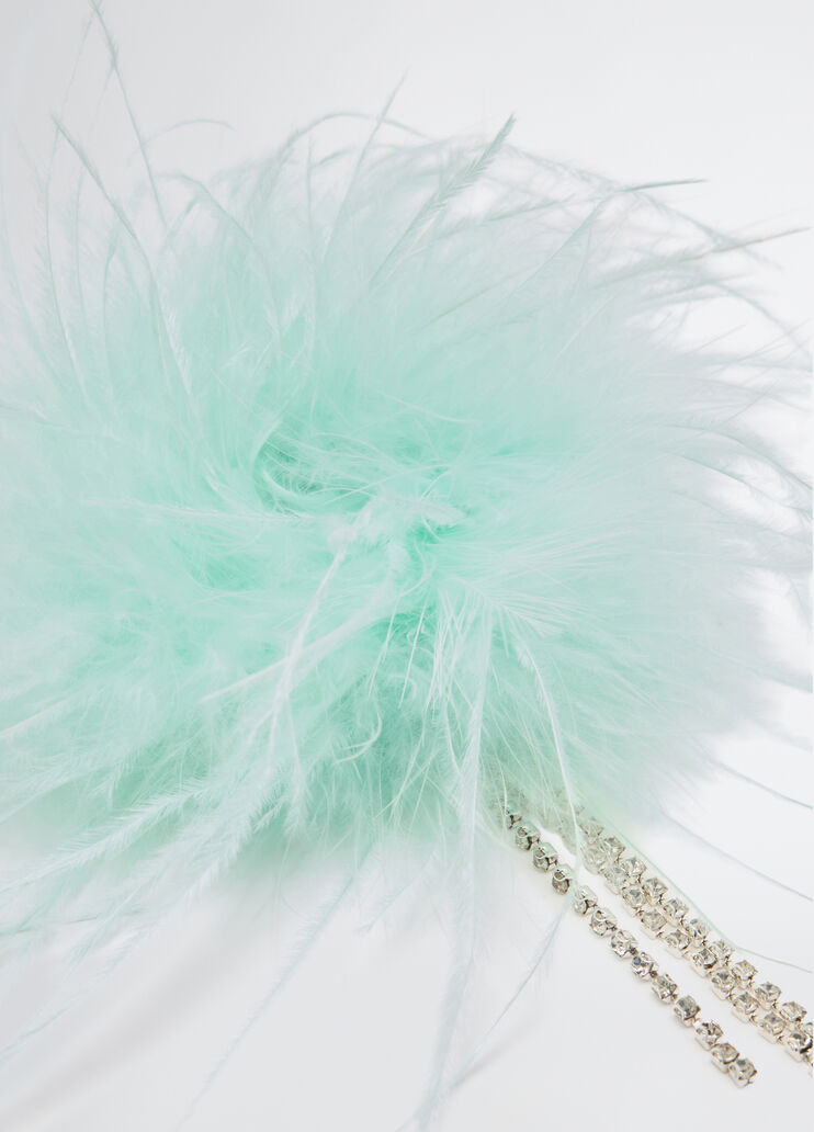 Brooch with feathers Mint Liu Jo - medium Brooch with feathers Mint Liu Jo - medium