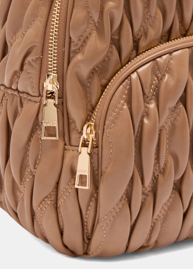 Sac à dos matelassé  marron Liu Jo - large image number 5