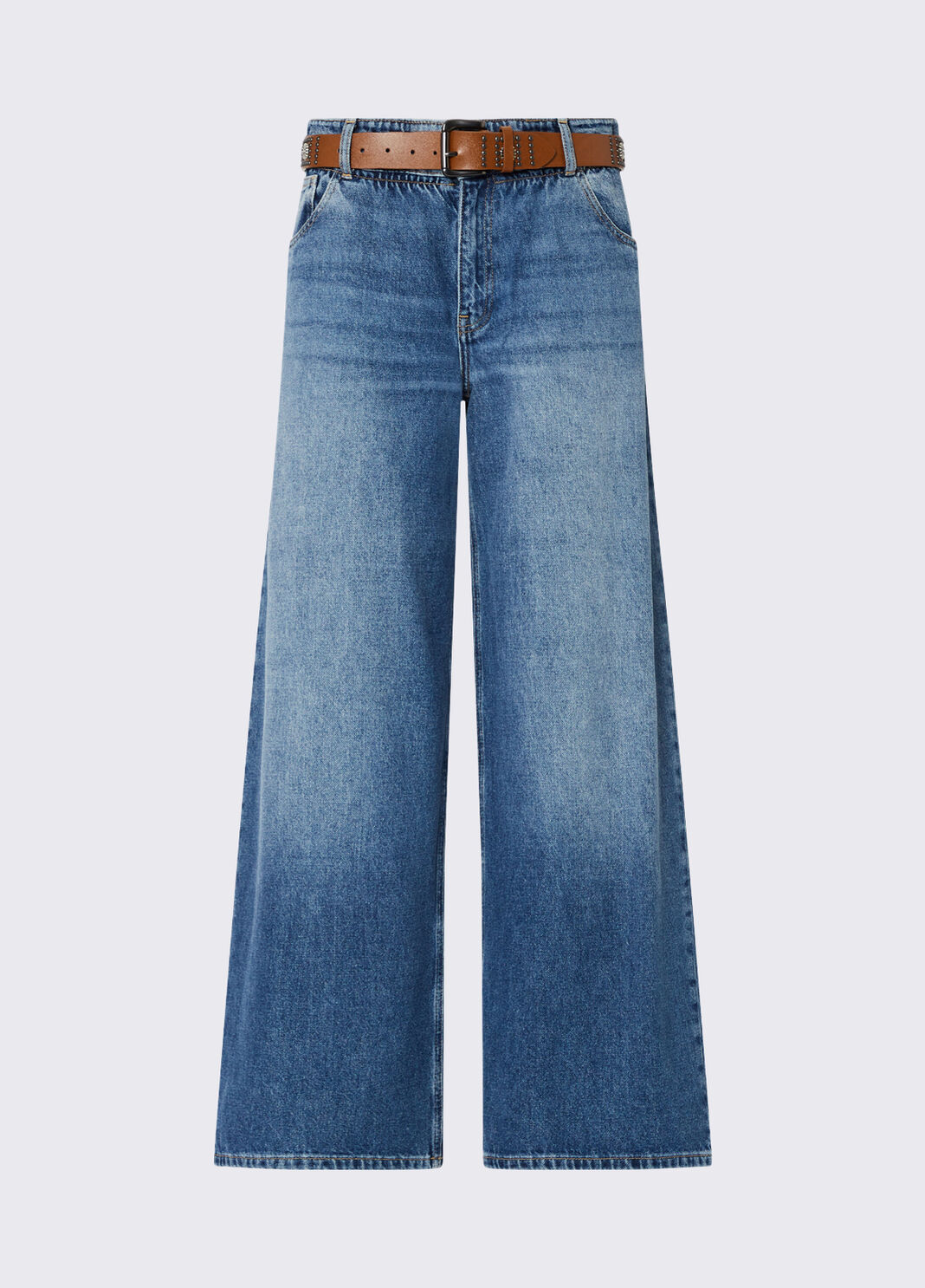 Flare-Jeans mit G&uuml;rtel denimblau Liu Jo - large image number 6