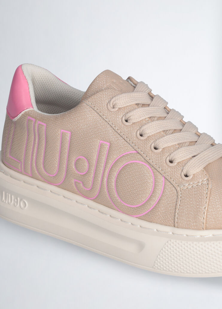 Platform sneakers with maxi logo pink Liu Jo - medium Platform sneakers with maxi logo pink Liu Jo - medium