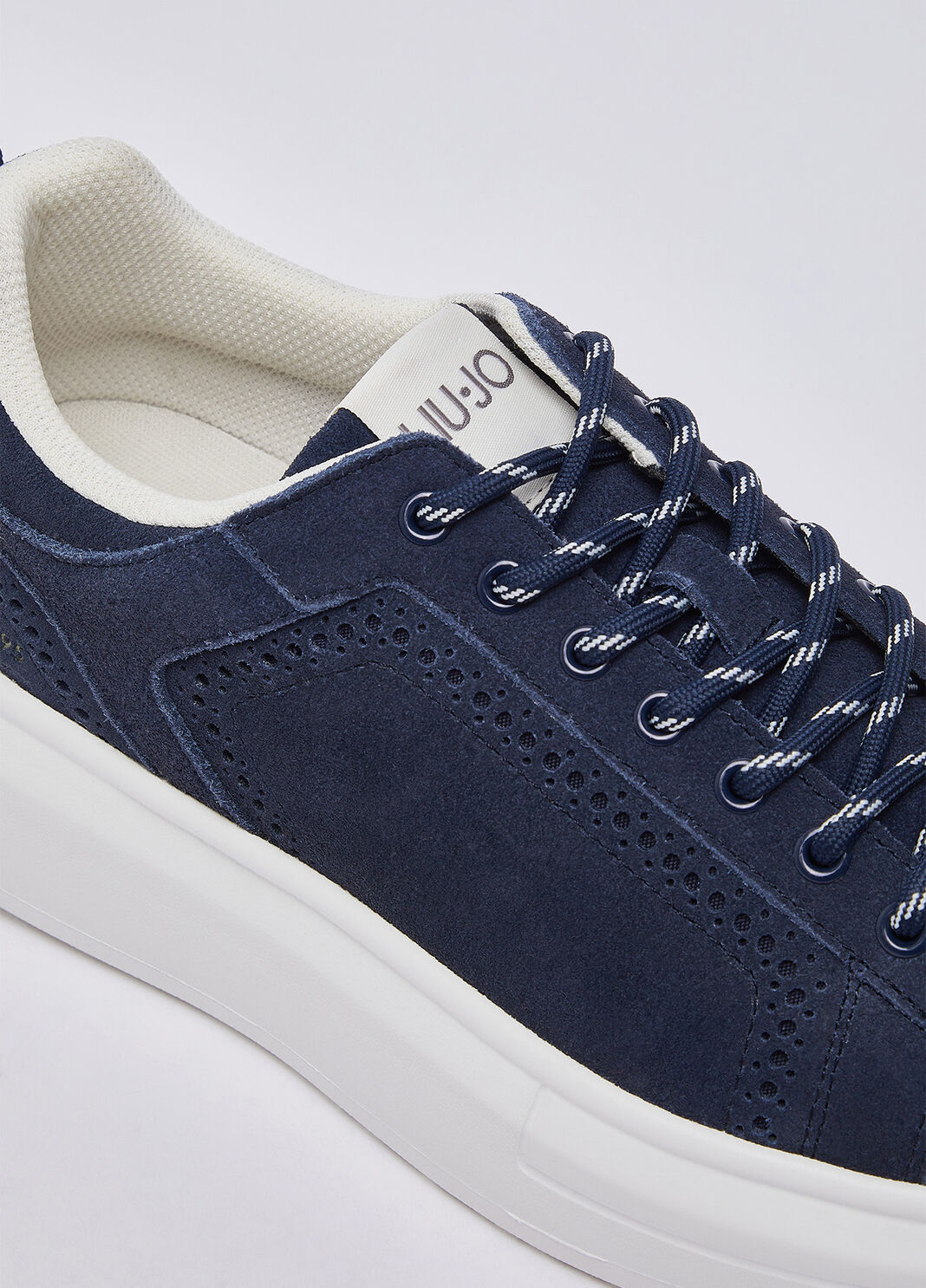 Plattform-Sneakers aus Wildleder blau Liu Jo - large image number 5