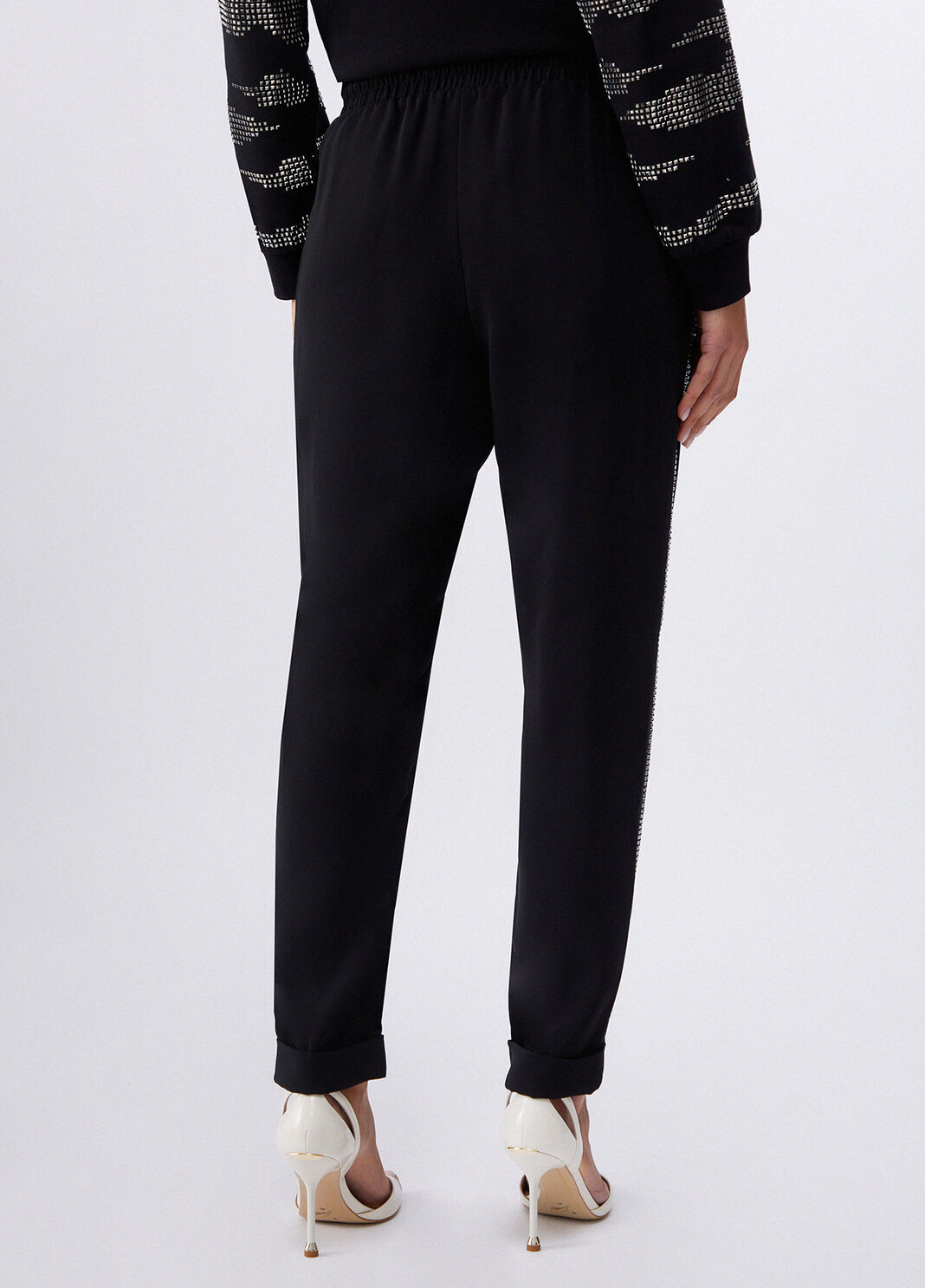 Hose mit Strass schwarz Liu Jo - large image number 1