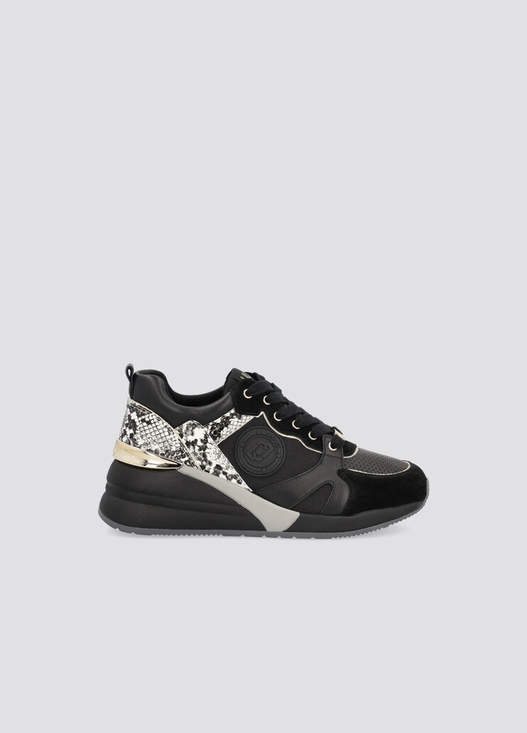 Python-print sneakers black/cream Liu Jo - large image number 0 Python-print sneakers black/cream Liu Jo - large image number 0