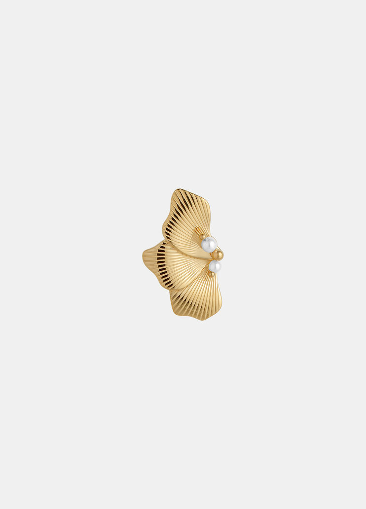 Earrings with maxi-flower gold Liu Jo - large image number 2 Earrings with maxi-flower gold Liu Jo - large image number 2