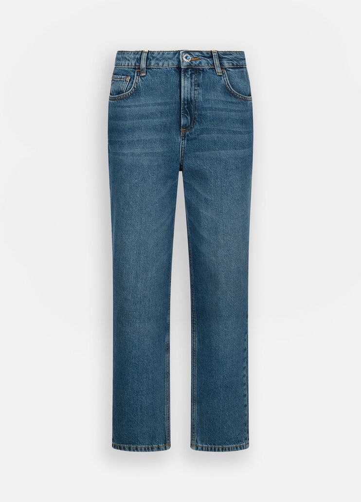 High-waisted straight-leg jeans blue denim Liu Jo - large image number 6
