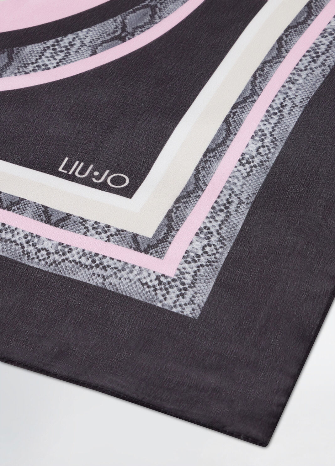 Tuch mit Print Schwarz Liu Jo - large image number 0