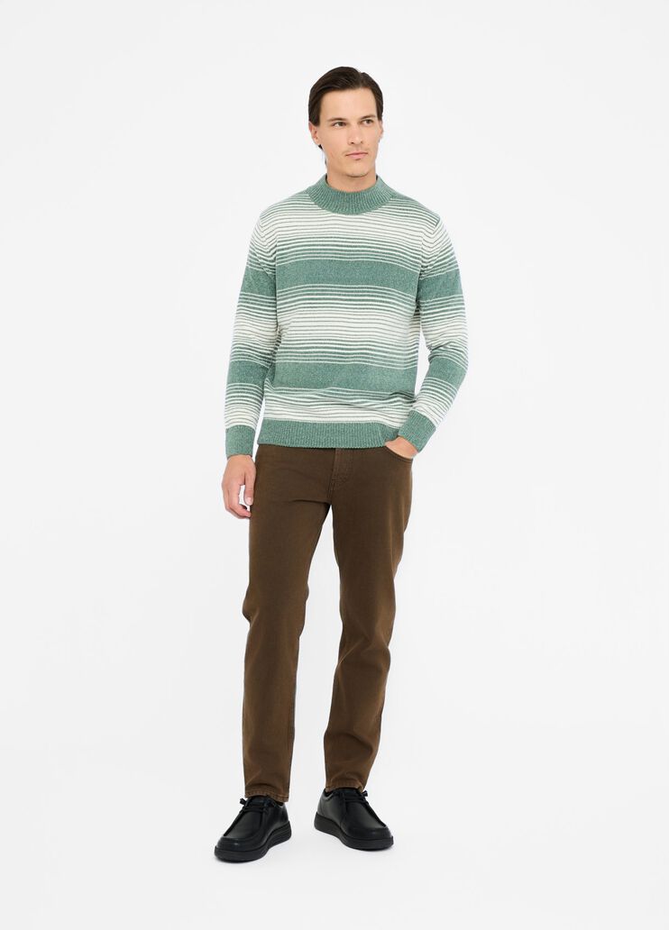 Striped chenille jumper green Liu Jo - medium Striped chenille jumper green Liu Jo - medium