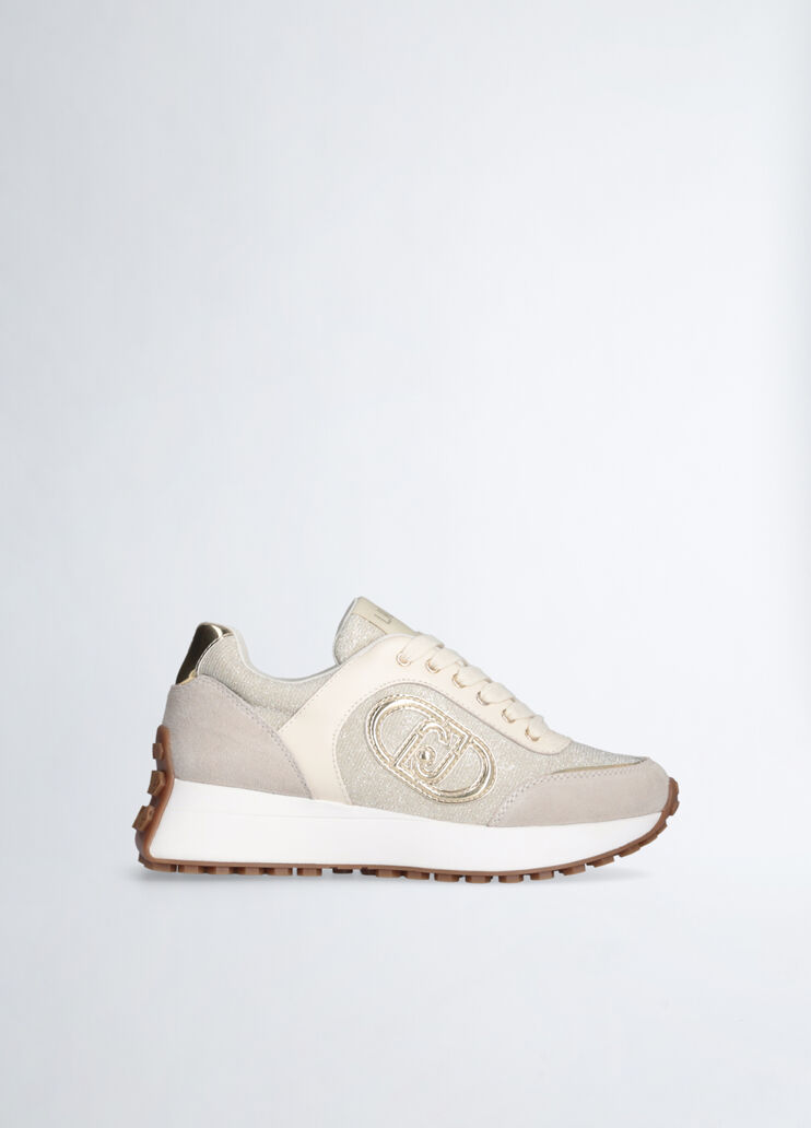 Beige lurex sneakers beige Liu Jo - medium Beige lurex sneakers beige Liu Jo - medium