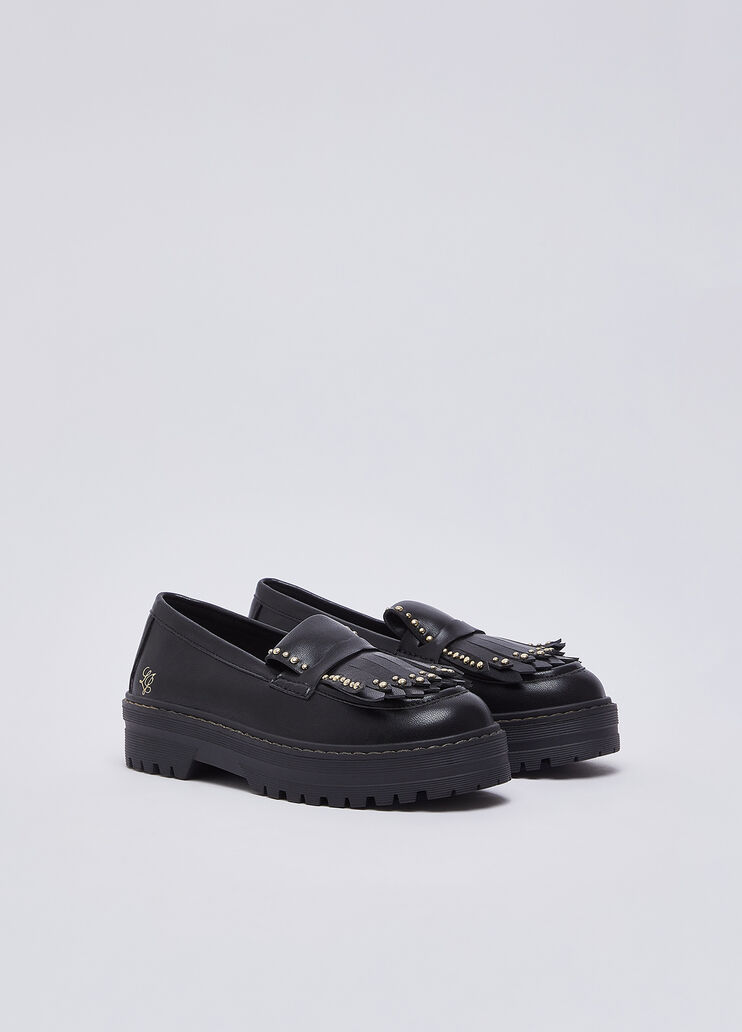 Mocassini con frange nero Liu Jo - medium