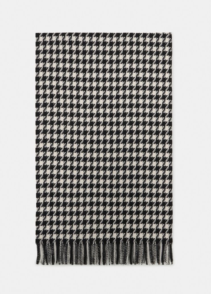 Vichy jacquard stole black Liu Jo - large image number 3