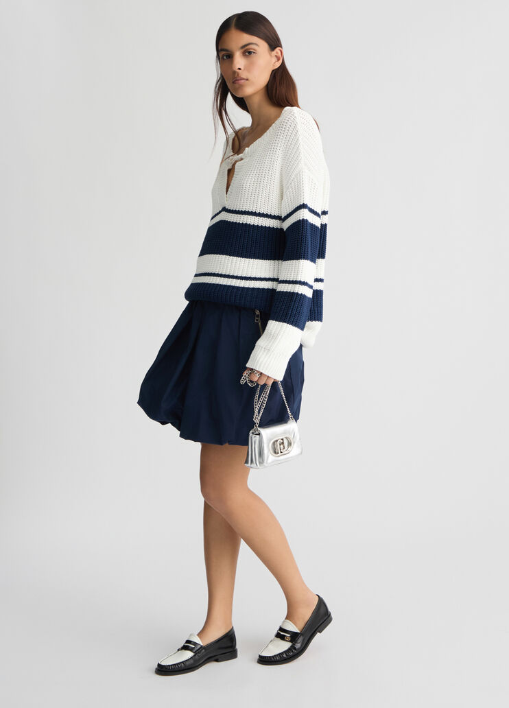 Taffeta miniskirt navy blue Liu Jo - medium Taffeta miniskirt navy blue Liu Jo - medium