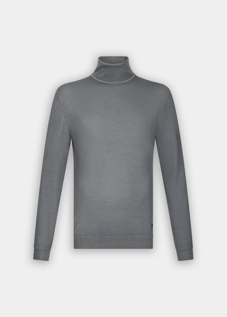 Wool polo-neck dark grey Liu Jo - large image number 6 Wool polo-neck dark grey Liu Jo - large image number 6