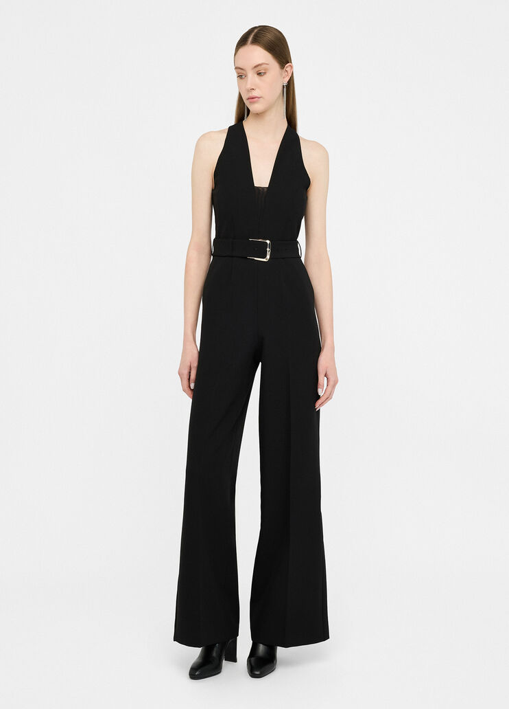 Smart jumpsuit with belt black Liu Jo - large image number 0 Smart jumpsuit with belt black Liu Jo - large image number 0