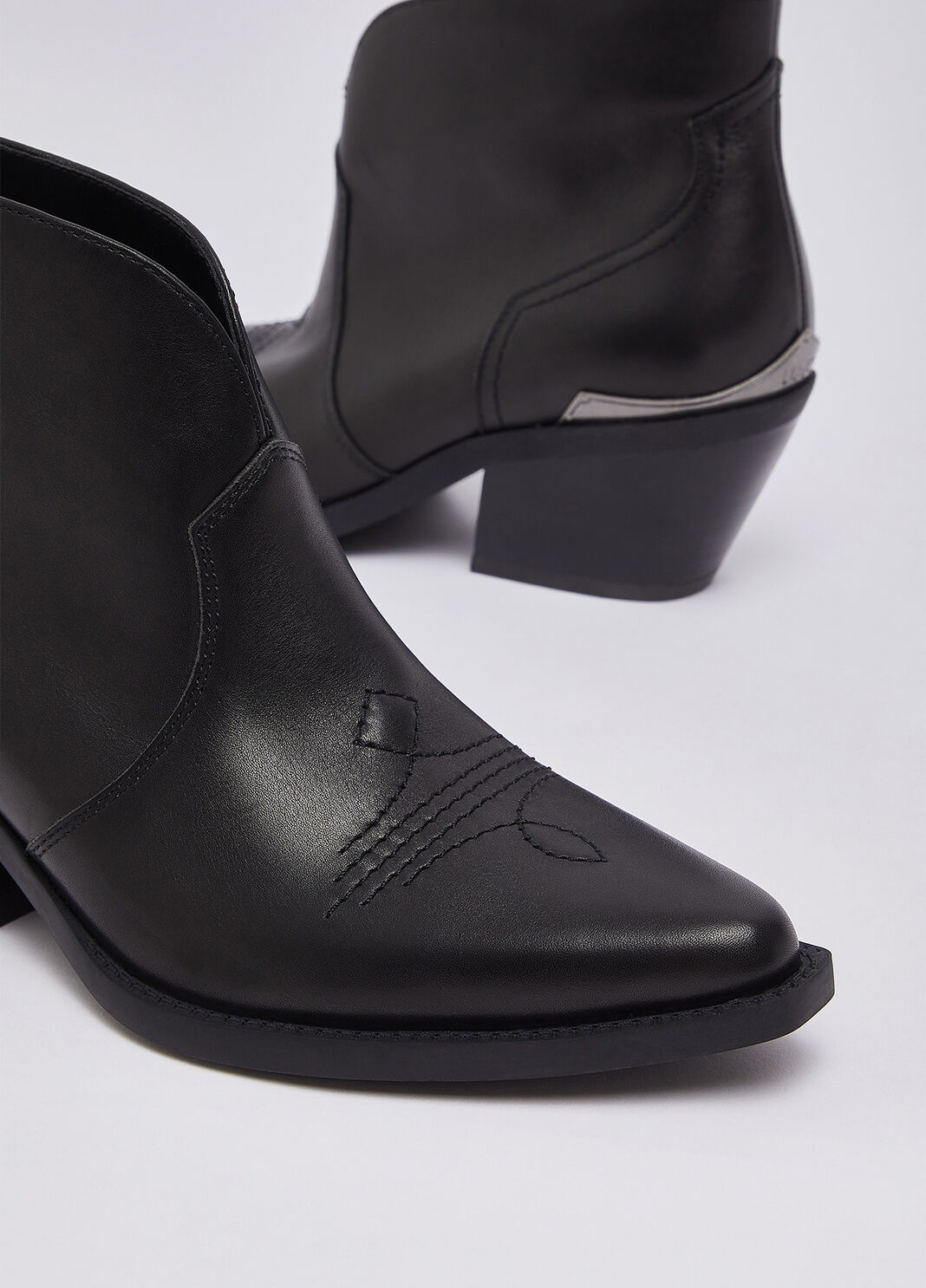Leather Texan Boots black Liu Jo - large image number 7