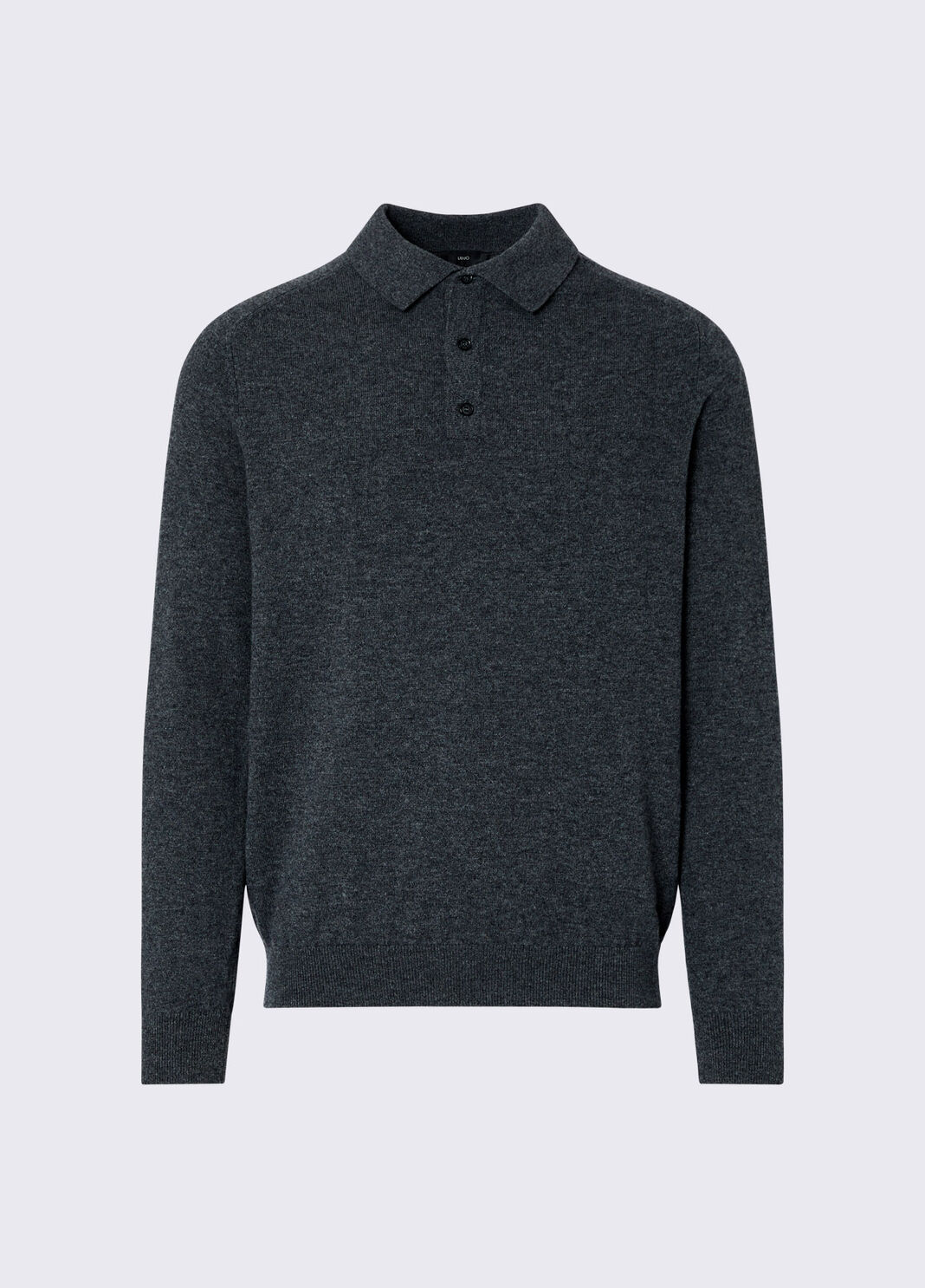 Poloshirt aus Wolle und Kaschmir Dunkelgrau Liu Jo - large image number 6