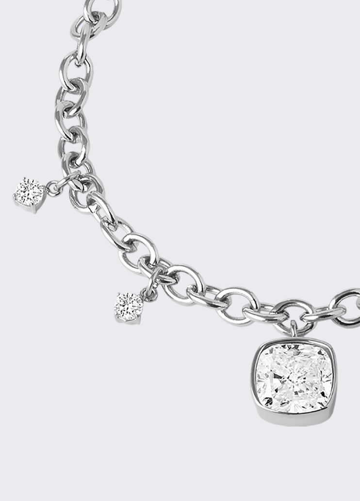 Bracelet with precious stones silver tone Liu Jo - large image number 2 Bracelet with precious stones silver tone Liu Jo - large image number 2