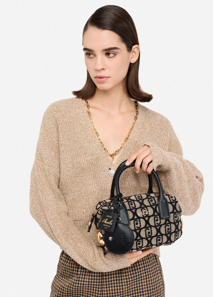 Small jacquard bag tobacco brown Liu Jo - medium Small jacquard bag tobacco brown Liu Jo - medium