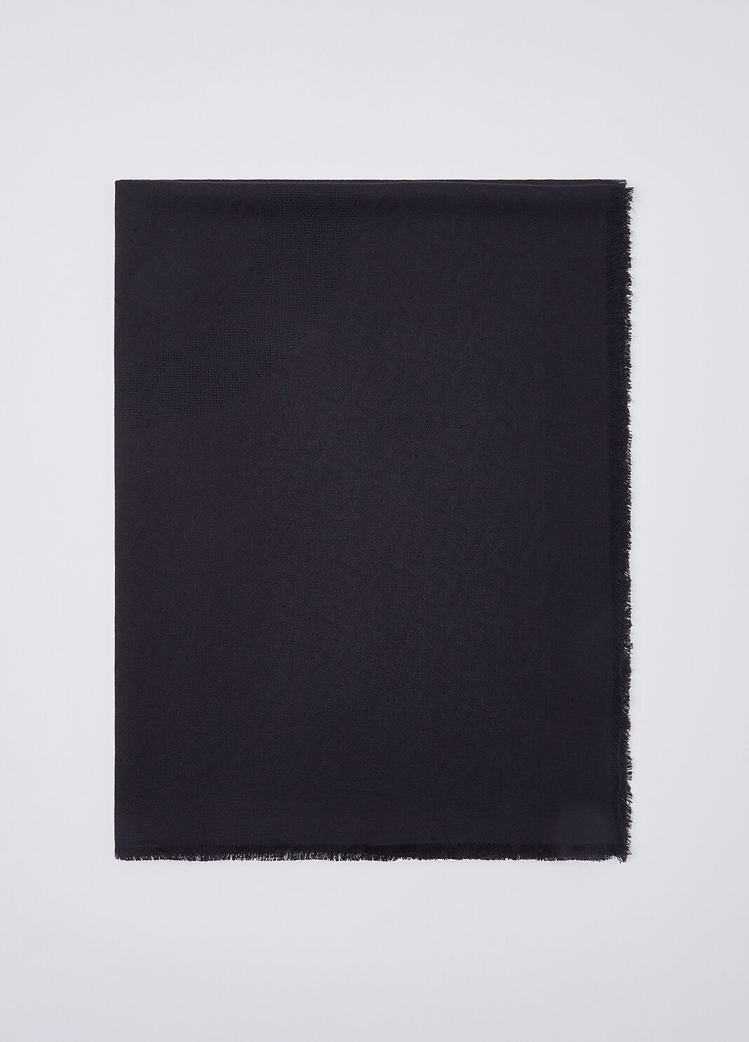 Fular con logotipo en jacquard negro Liu Jo - large image number 2