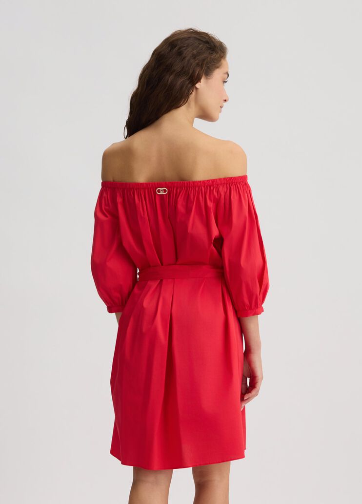 Cotton dress red Liu Jo - large image number 1 Cotton dress red Liu Jo - large image number 1