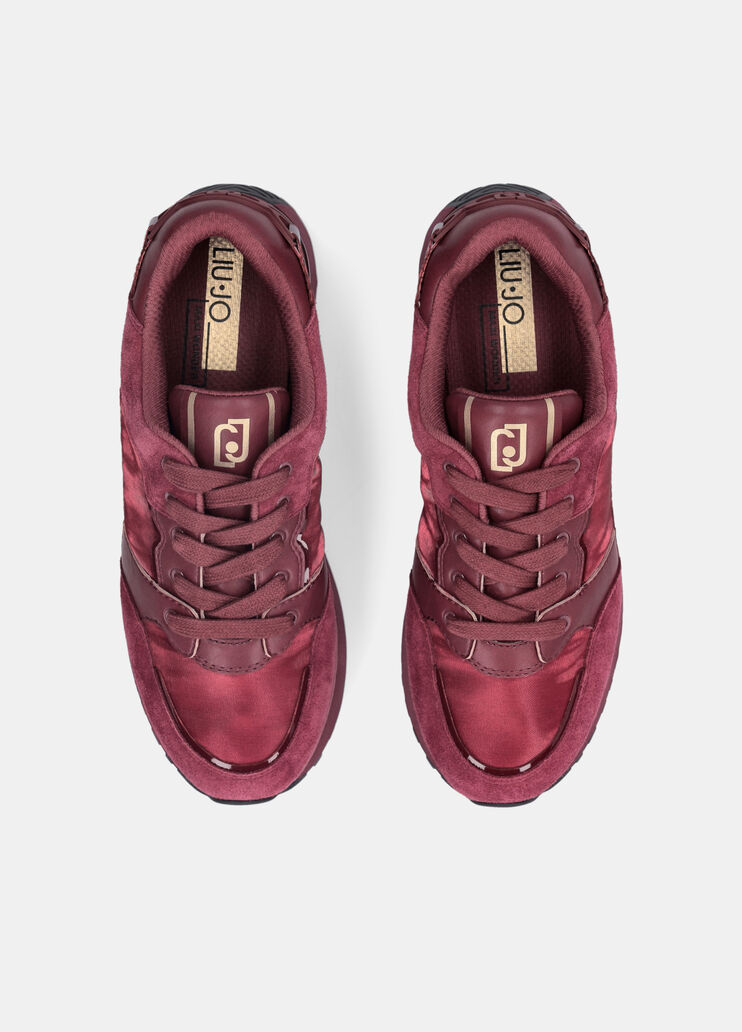 Leather platform sneakers  raspberry Liu Jo - large image number 4