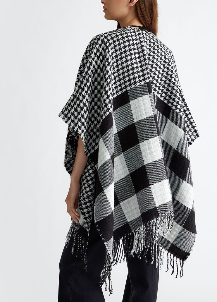 Jacquard poncho black Liu Jo - medium Jacquard poncho black Liu Jo - medium