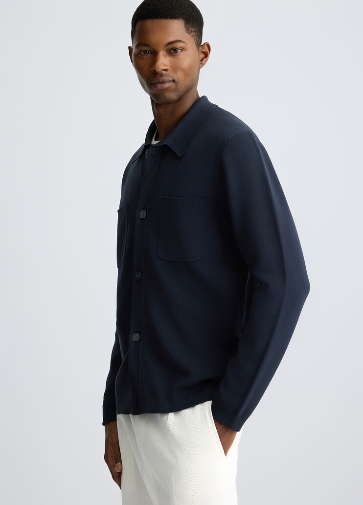 Blue cardigan with pockets dark blue Liu Jo - large image number 3 Blue cardigan with pockets dark blue Liu Jo - large image number 3