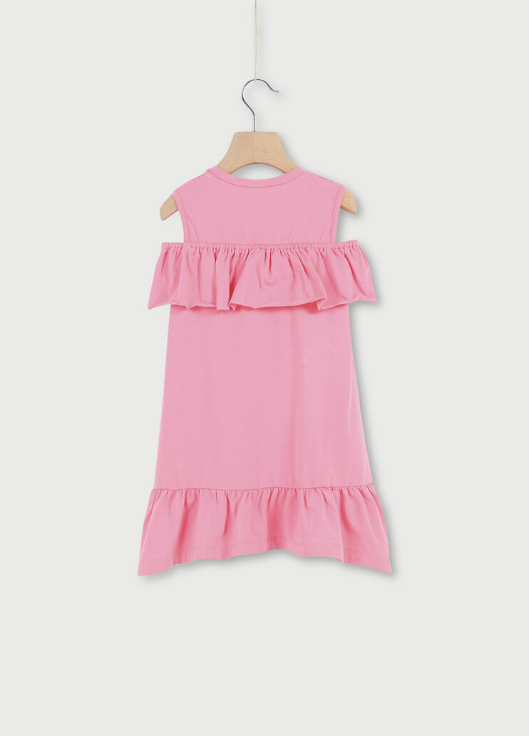Vestito con cut out Rosa Liu Jo - large image number 1 Vestito con cut out Rosa Liu Jo - large image number 1