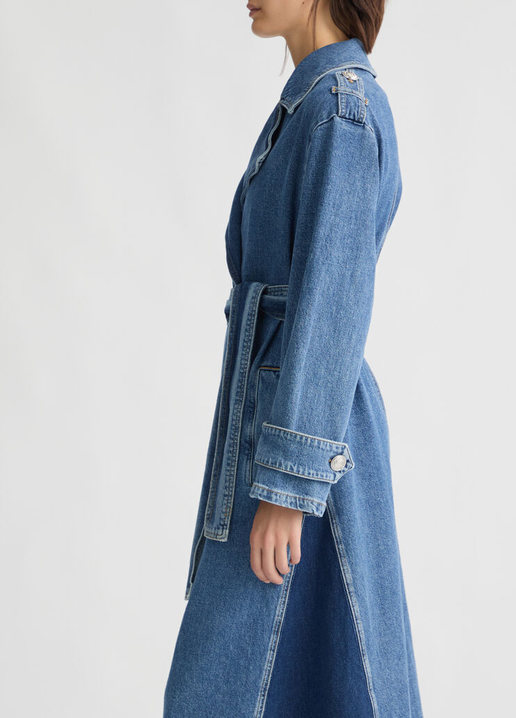 Denim trench coat blue denim Liu Jo - medium Denim trench coat blue denim Liu Jo - medium