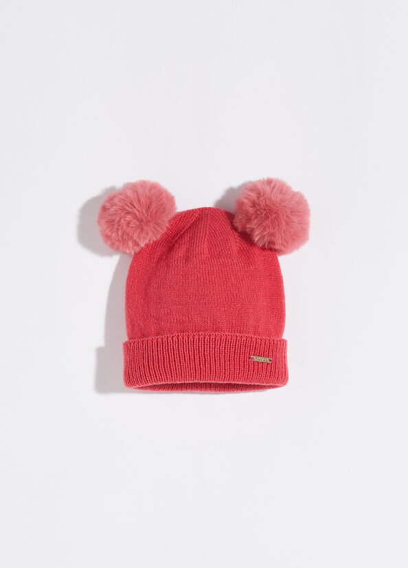 Cuffia con pompon rosa Liu Jo - large image number 0