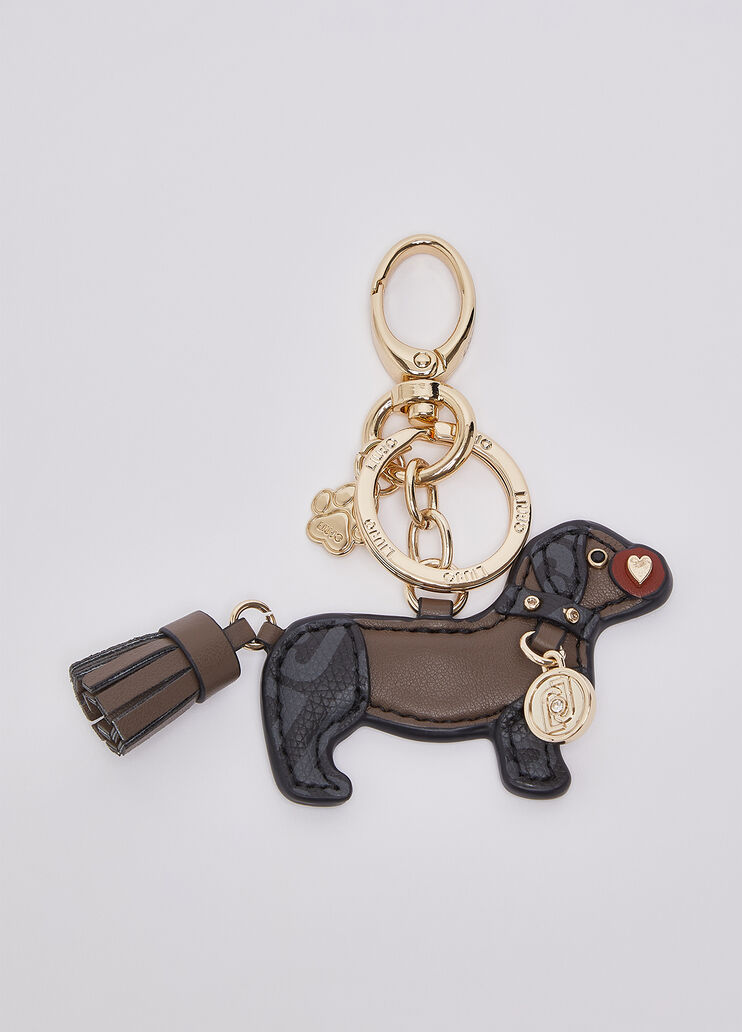 Keyring with cane dark mocha Liu Jo - medium
