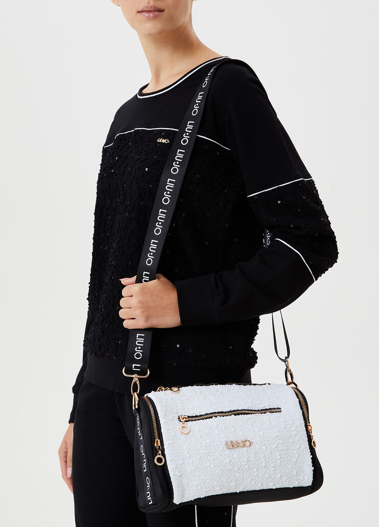 Crossbody bag  White/Black Liu Jo - large image number 1 Crossbody bag  White/Black Liu Jo - large image number 1