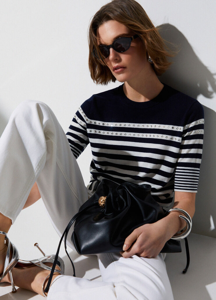 Striped jumper blue Liu Jo - medium