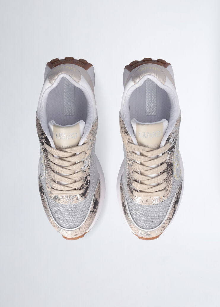 Sneakers with animal-print details beige Liu Jo - large image number 7 Sneakers with animal-print details beige Liu Jo - large image number 7