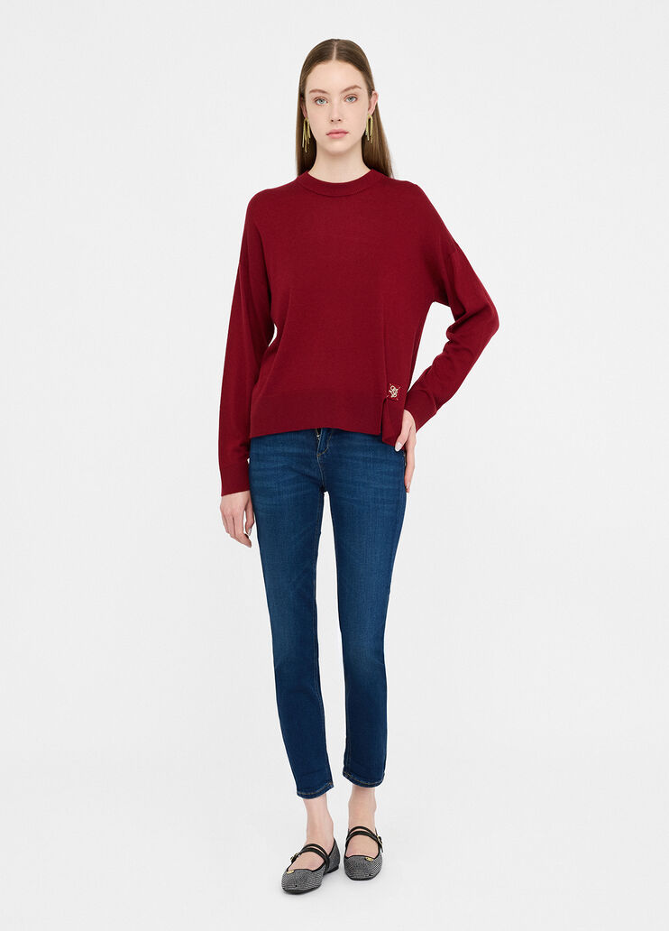 Skinny jeans with turn-ups blue denim Liu Jo - medium