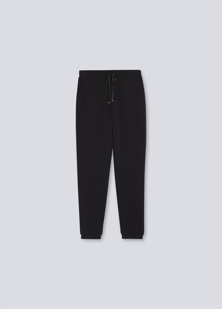 Fleece trousers black Liu Jo - large image number 4 Fleece trousers black Liu Jo - large image number 4