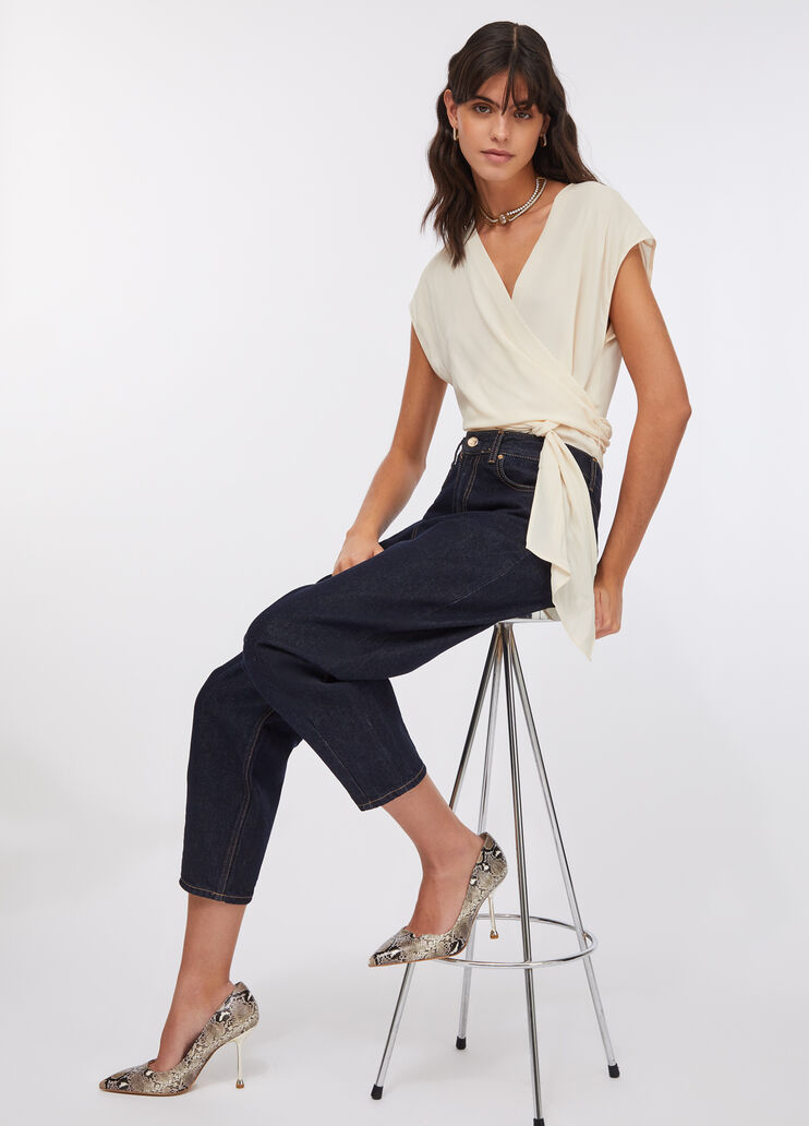 High-rise cropped jeans classic wash Liu Jo - large image number 2