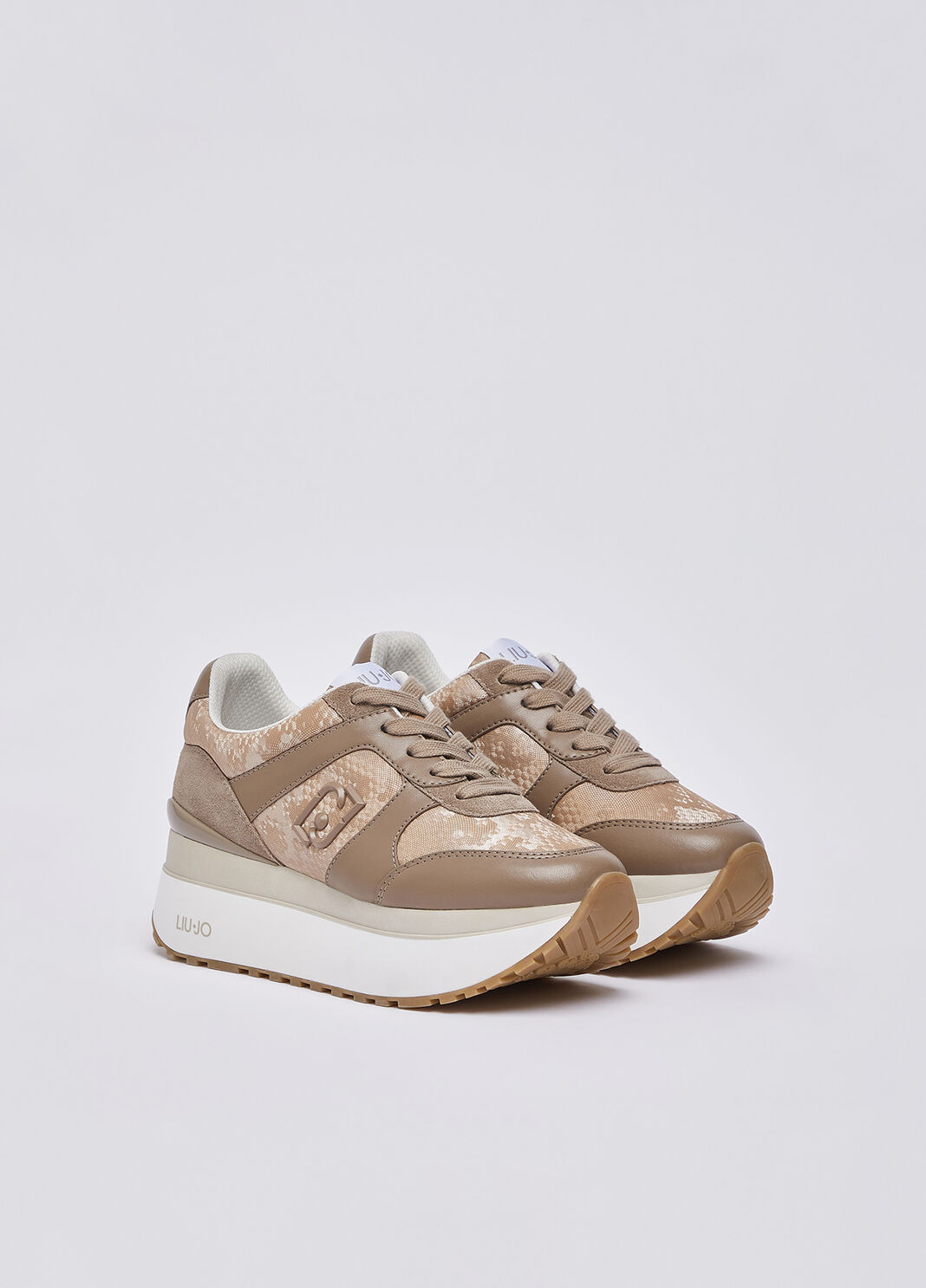 Python-effect super platform sneakers havana Liu Jo - large image number 1