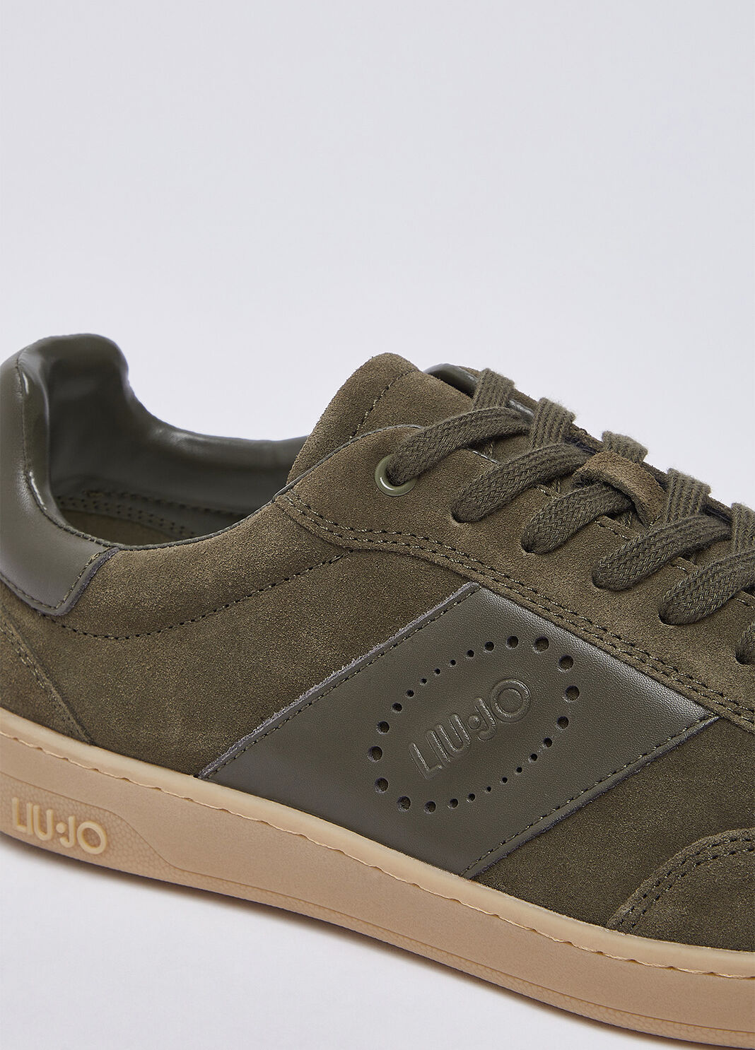 Herren-Sneaker aus Wildleder Moosgr&uuml;n Liu Jo - large image number 5