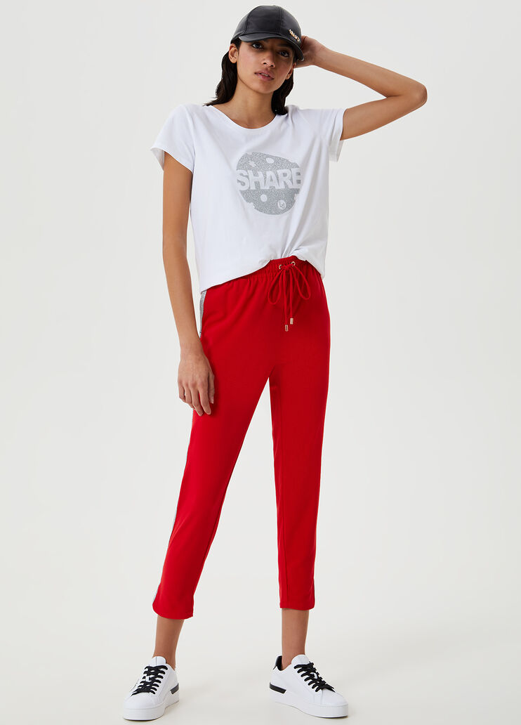 T-shirt with print White Liu Jo - large image number 3 T-shirt with print White Liu Jo - large image number 3