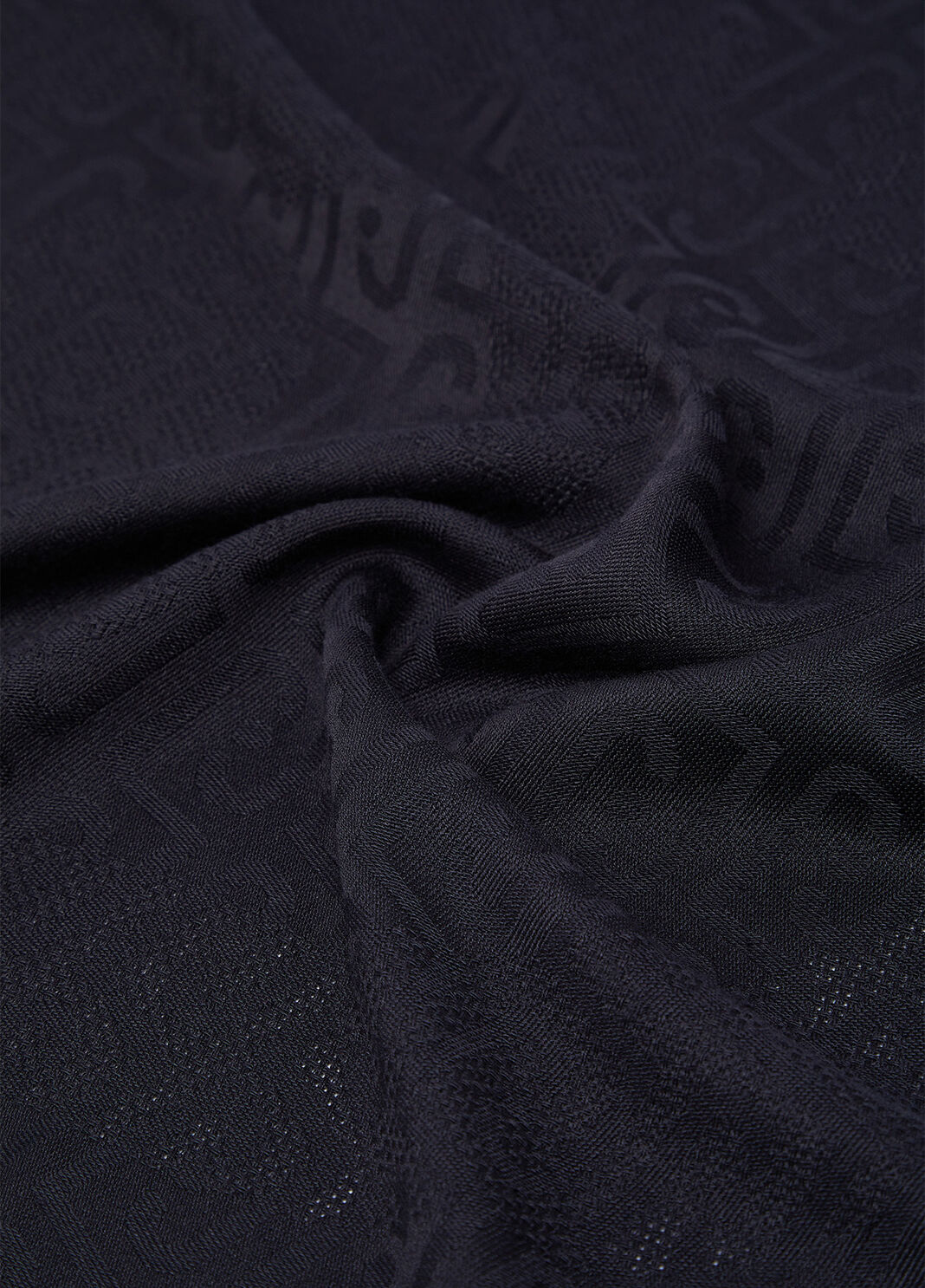 Fular con logotipo en jacquard negro Liu Jo - large image number 4