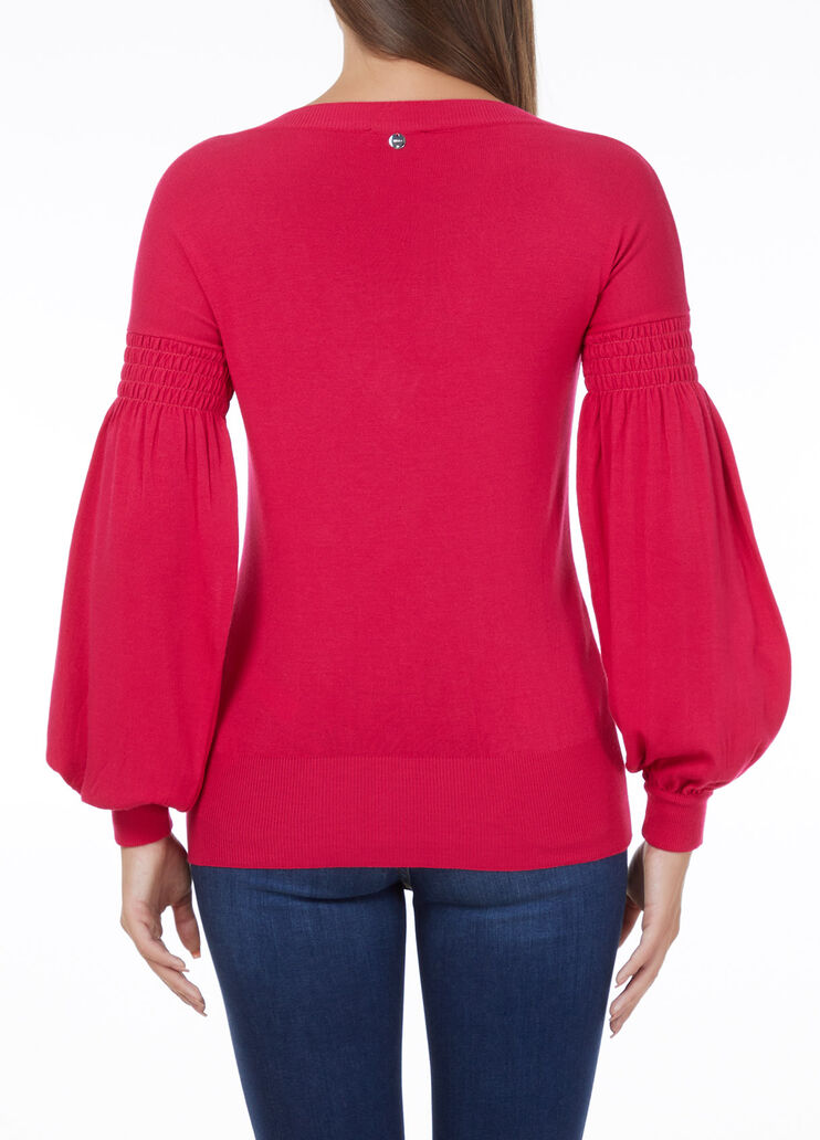 Maglia con arriccio Fuxia Liu Jo - large image number 1 Maglia con arriccio Fuxia Liu Jo - large image number 1