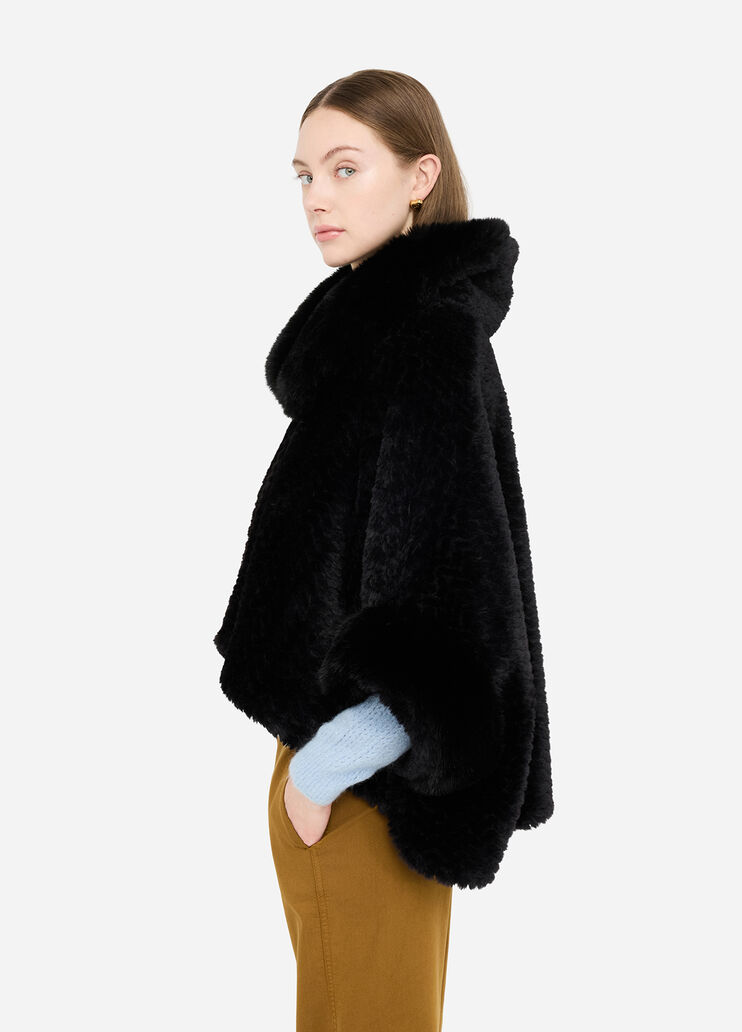 Gilet en imitation fourrure noir Liu Jo - large image number 3