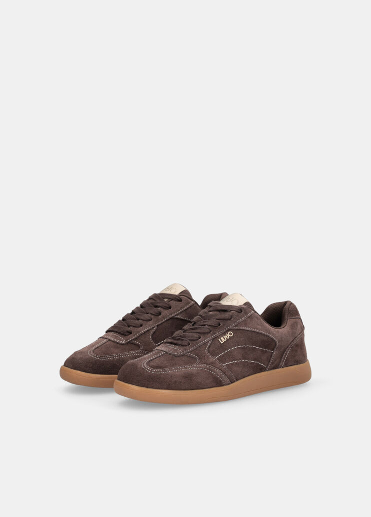 Suede sneakers ebony Liu Jo - large image number 2 Suede sneakers ebony Liu Jo - large image number 2